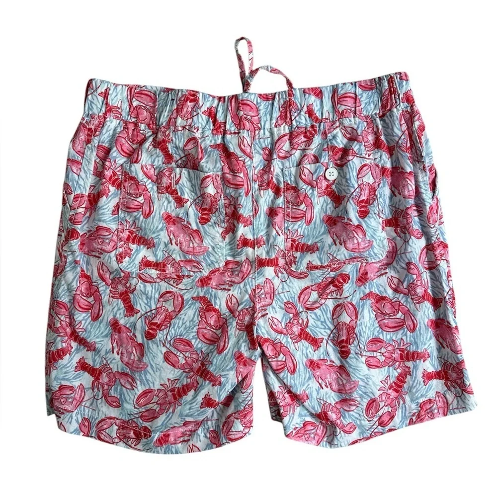 Talbots Lobster Linen Blend Shorts